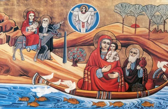 L’art copte Le voyage de la Sainte Famille en Égypte