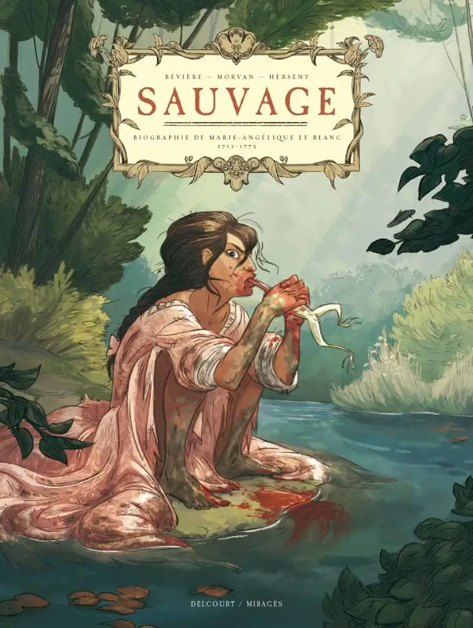 Couverture d'un livre dont le titre est Sauvage.