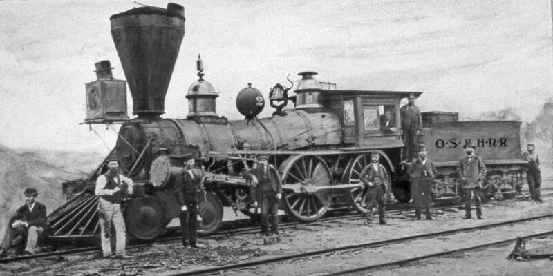 La locomotive « Toronto », première en Ontario.
